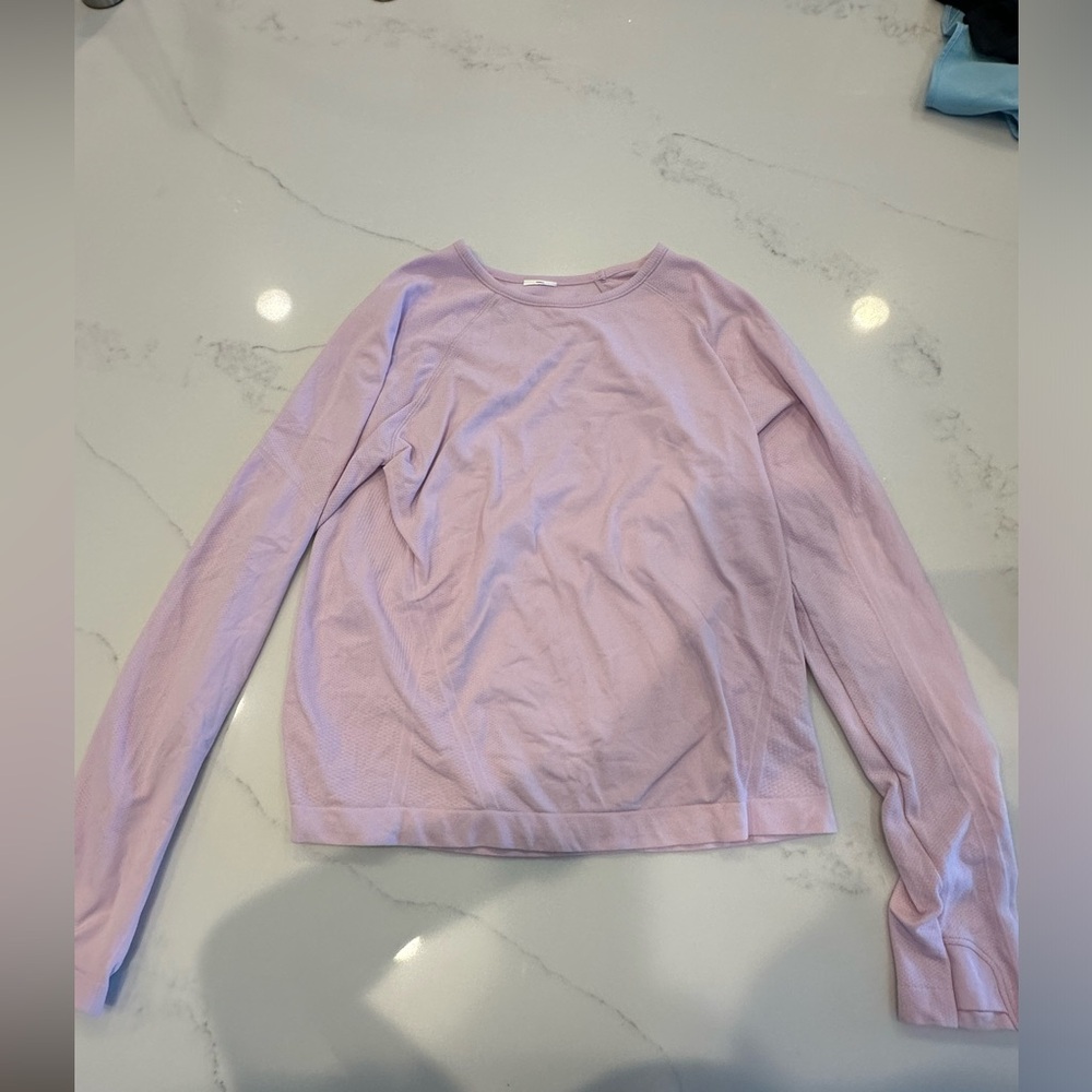 Athleta Girl Powerup Seamless Long Sleeve Top